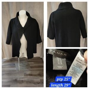 Tahari size 1x cardigan sweater